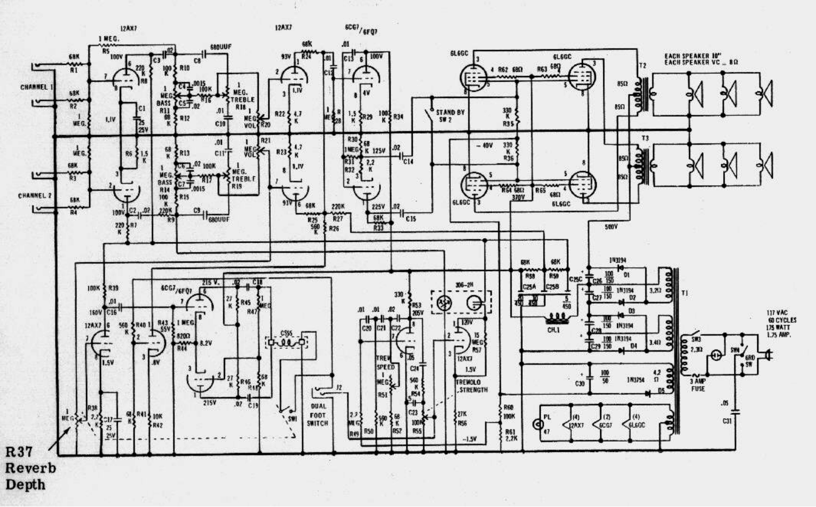 Silvertone 1485 schematic - ManualMachine.com