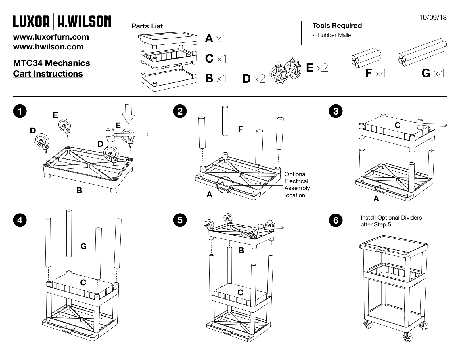 Luxor|H.Wilson MTC34FN-B User Manual