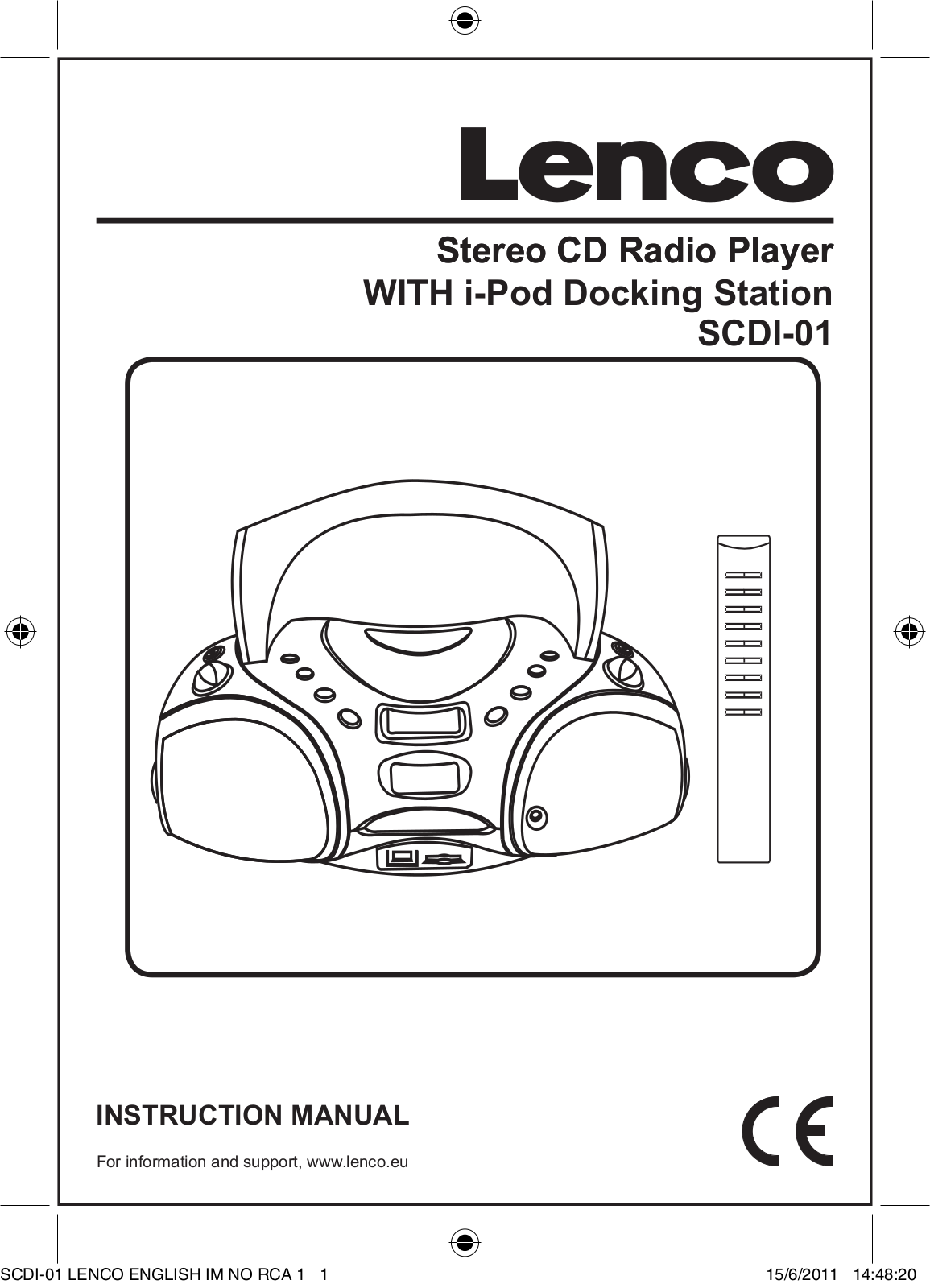 Lenco SCDi-01 User Manual