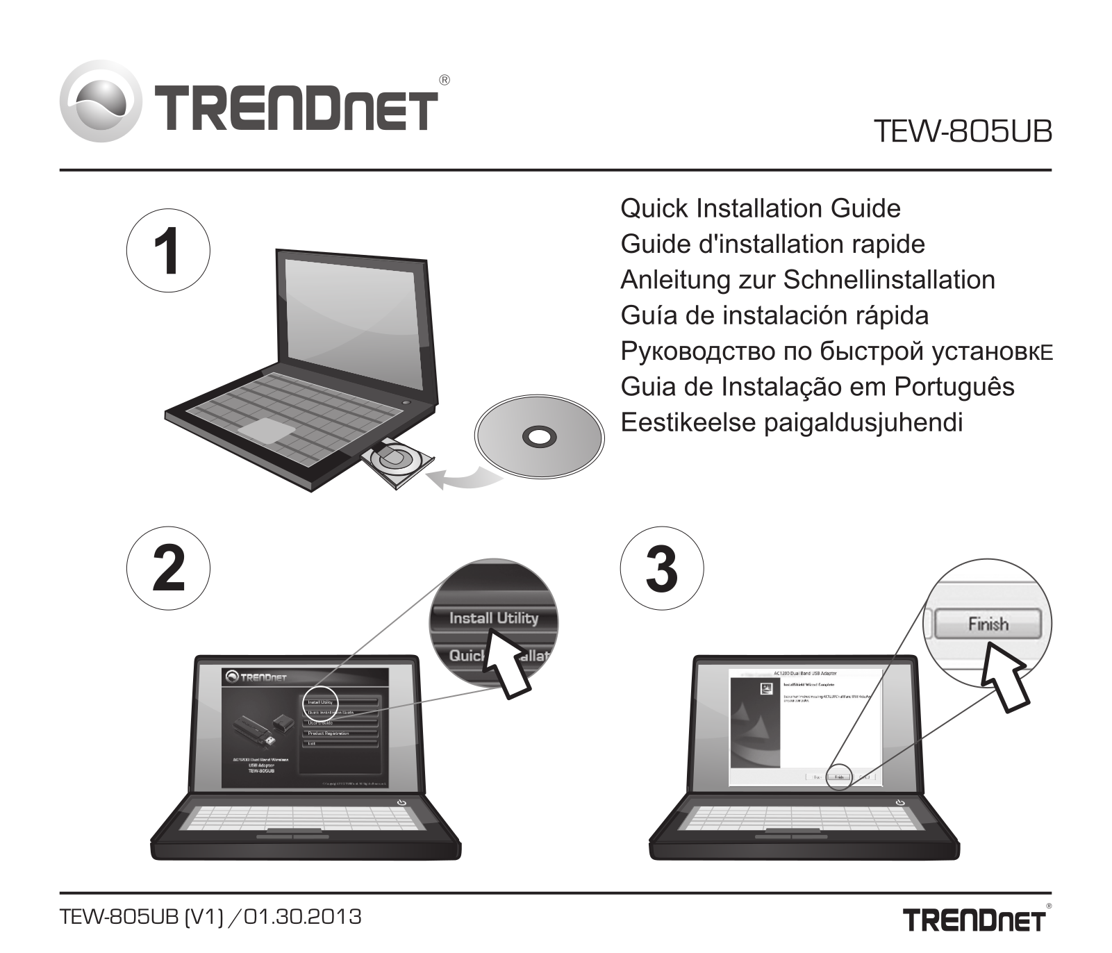 Trendnet TEW-805UB Quick Installation Guide