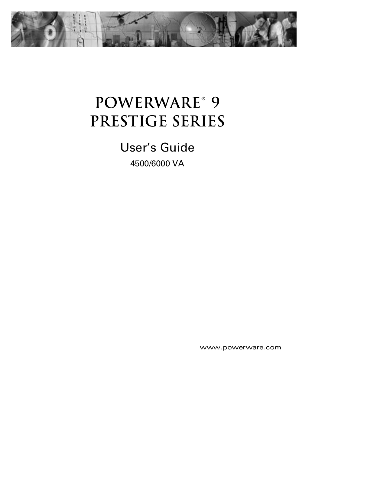 Powerware 4500, 6000 User Manual