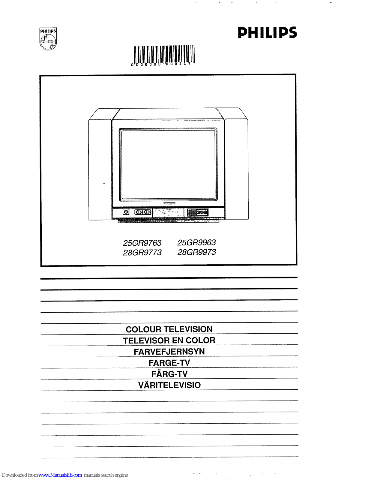 Philips 25GR99963, 28GR9773, 28GR9973 User Manual