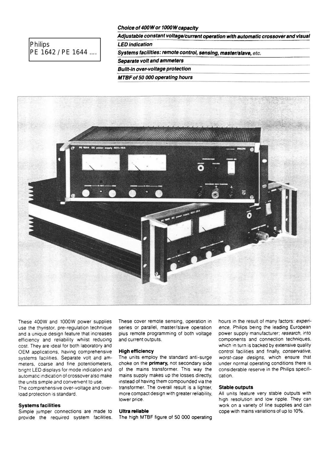 Philips pe1642 User Manual