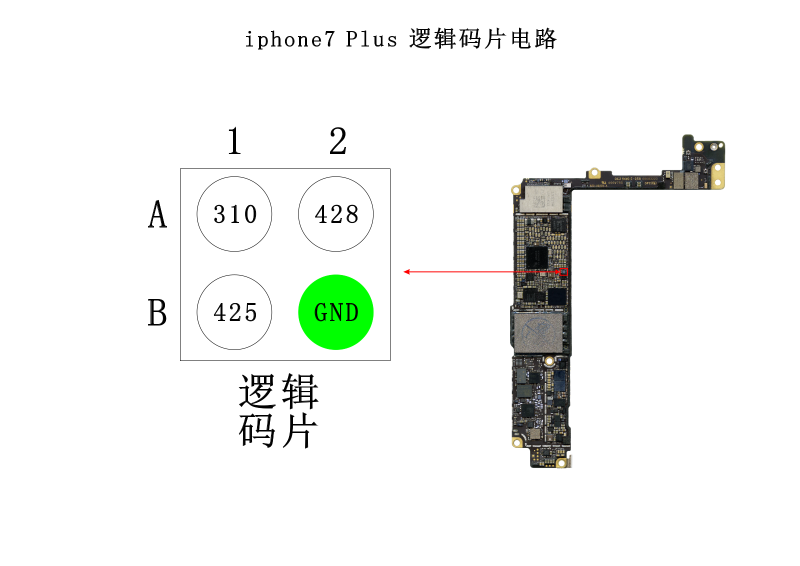 Apple iPhone 7 Plus Schematics U1101 (Logic chip)