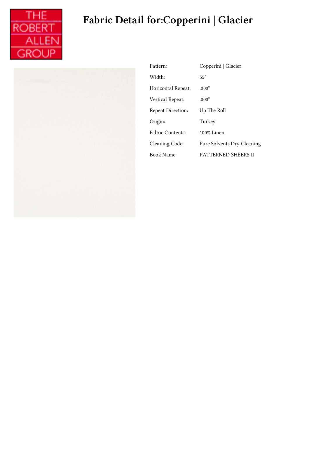 Robert Allen RALF1995 Specifications - ManualMachine.com