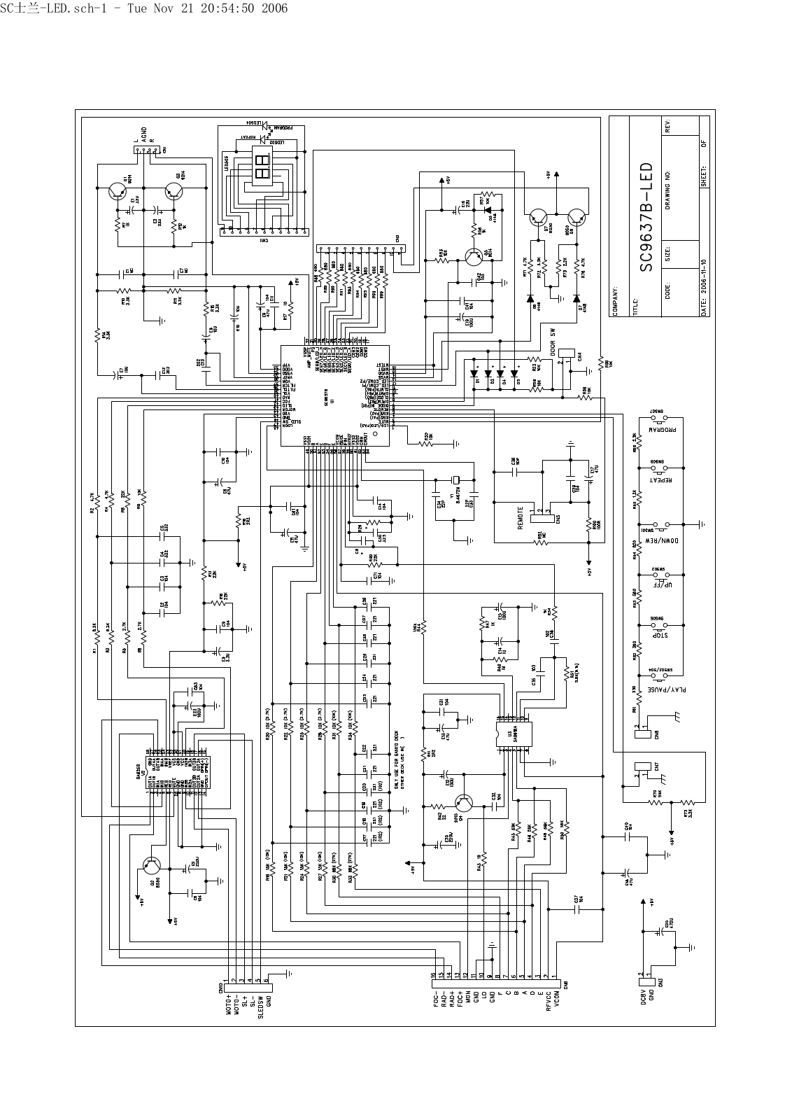 CCE RC 60X Diagram