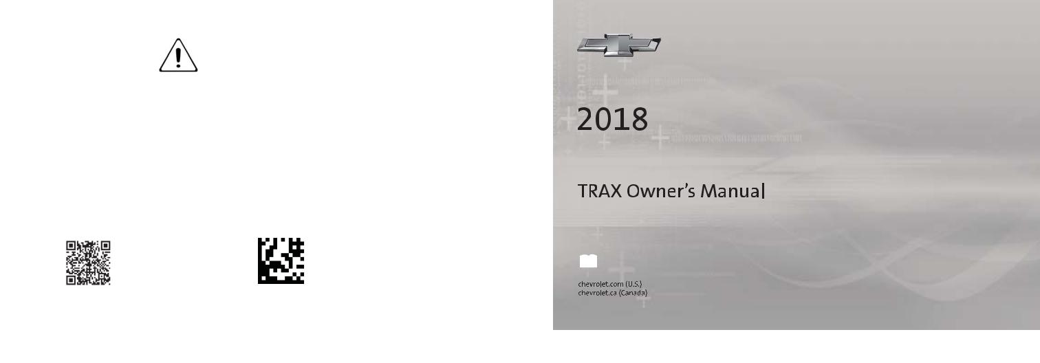 Chevrolet Trax 2018 Owner's Manual