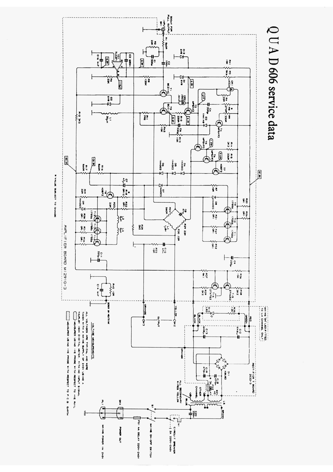 QUAD 606 Schematics