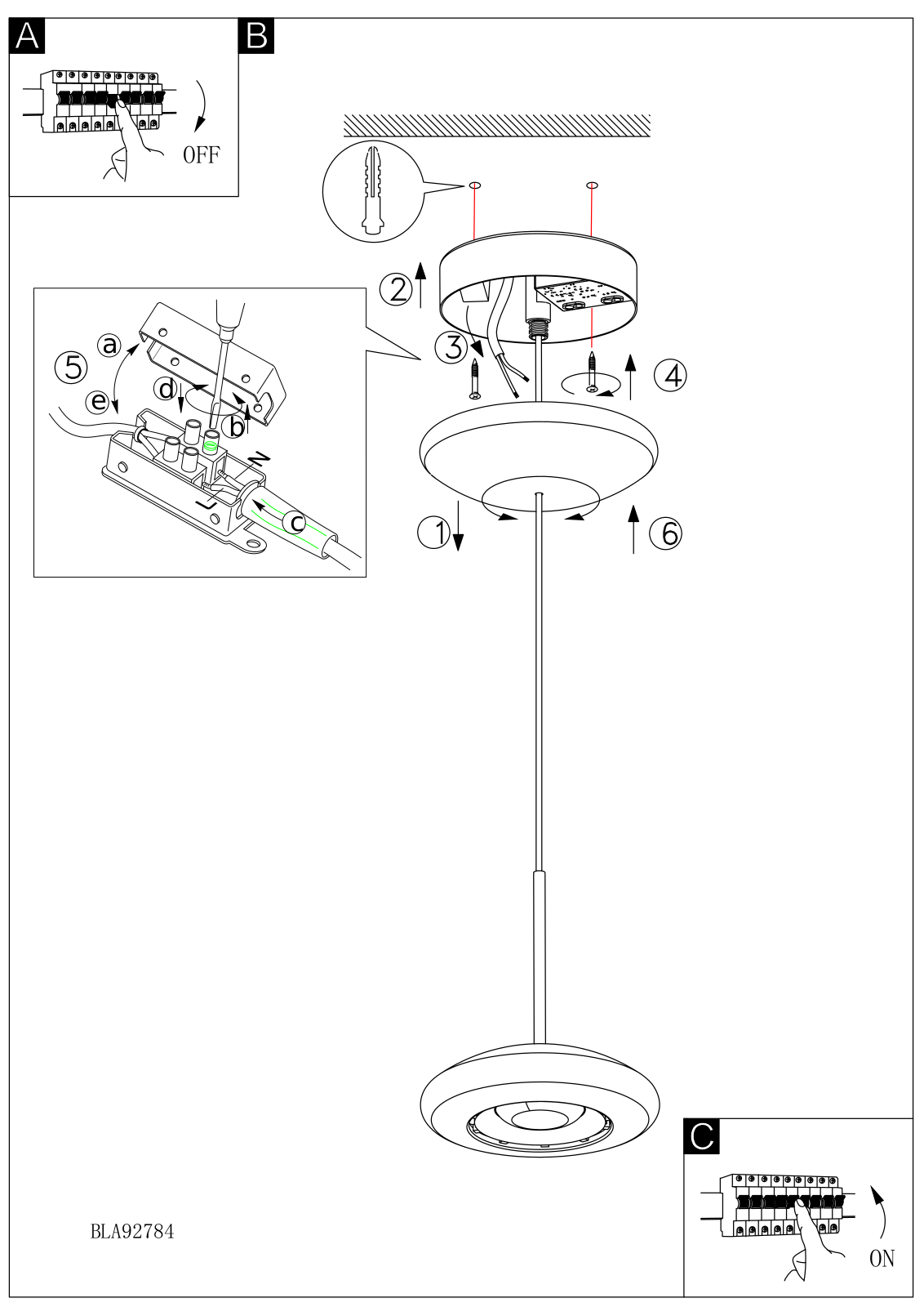 Eglo 92784 Service Manual