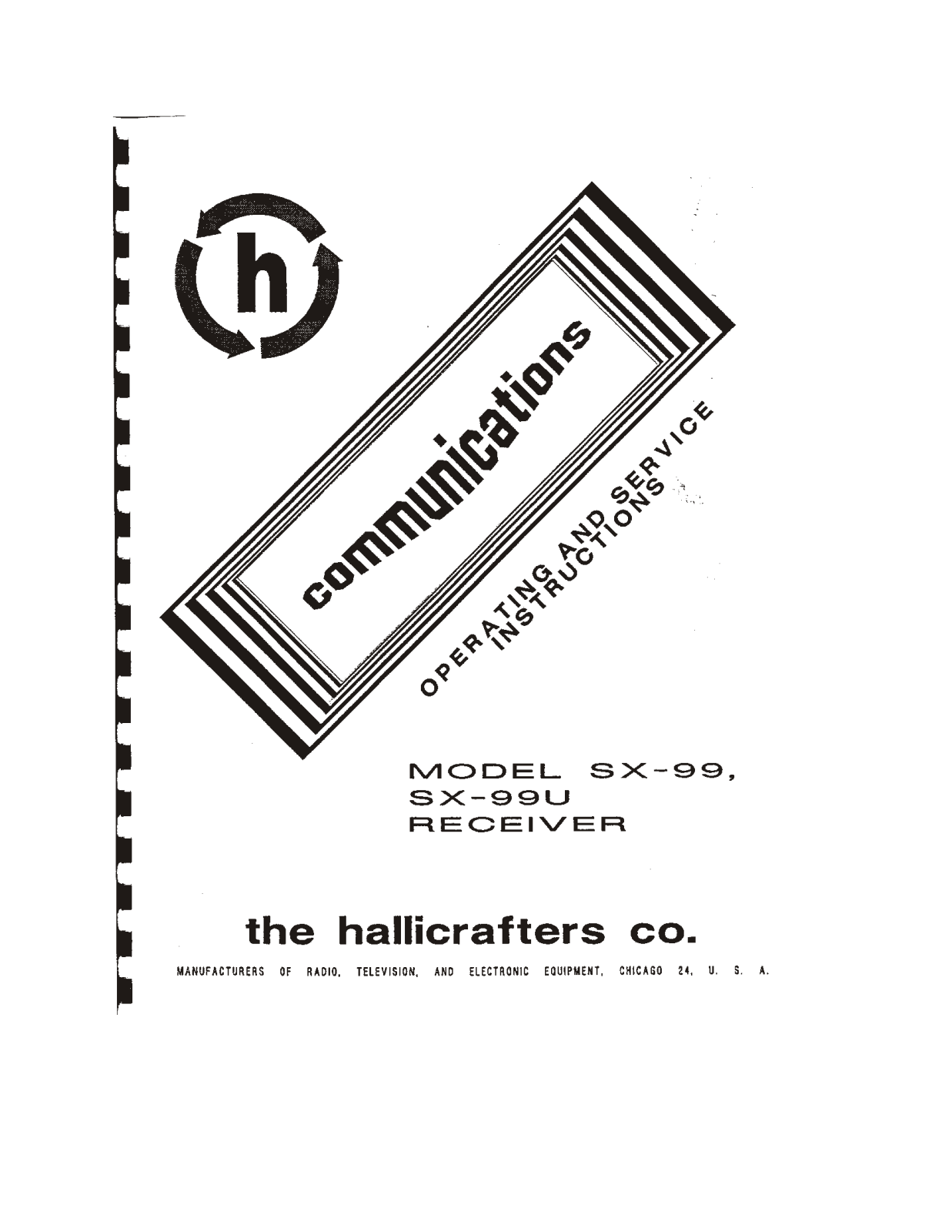 HALLICRAFTER SX-99 User Manual