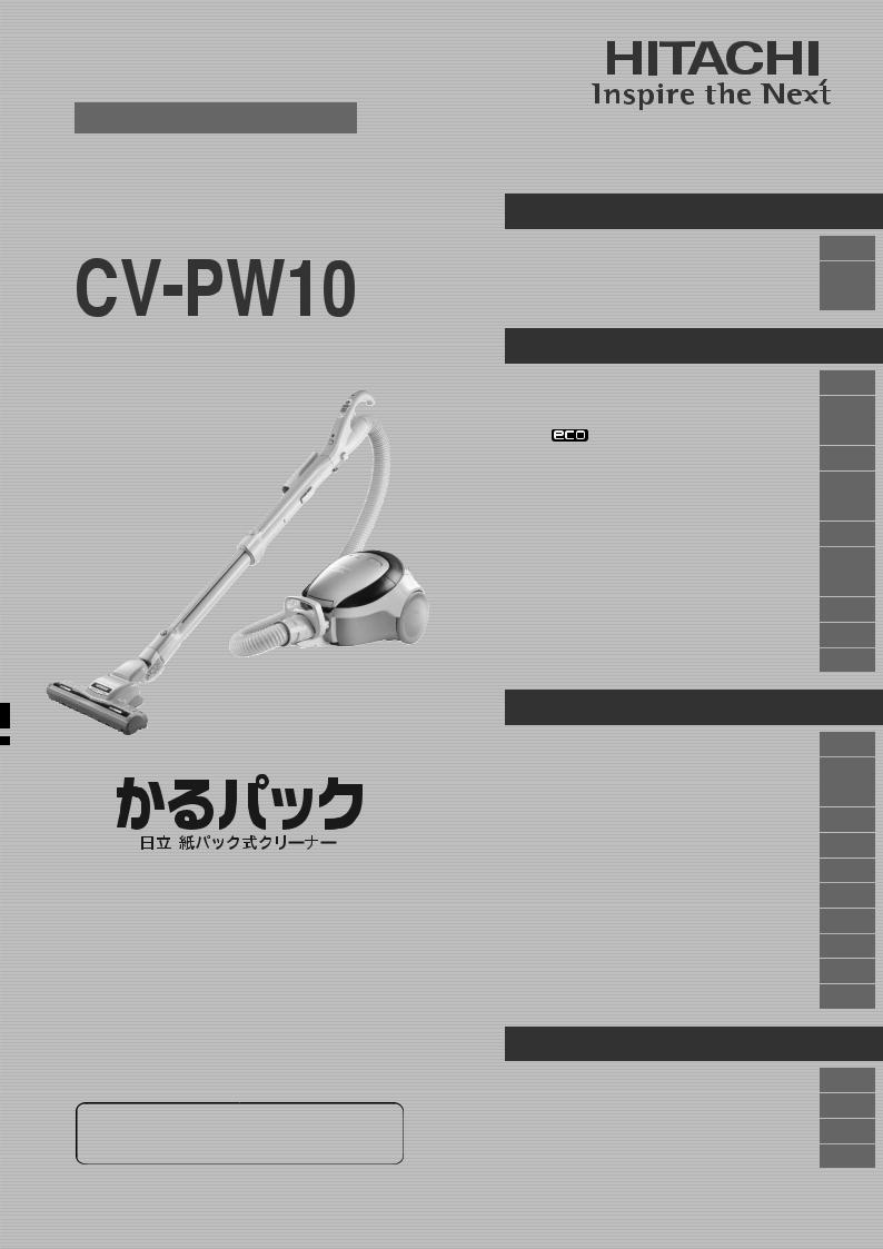 Hitachi CV-PW10 User guide