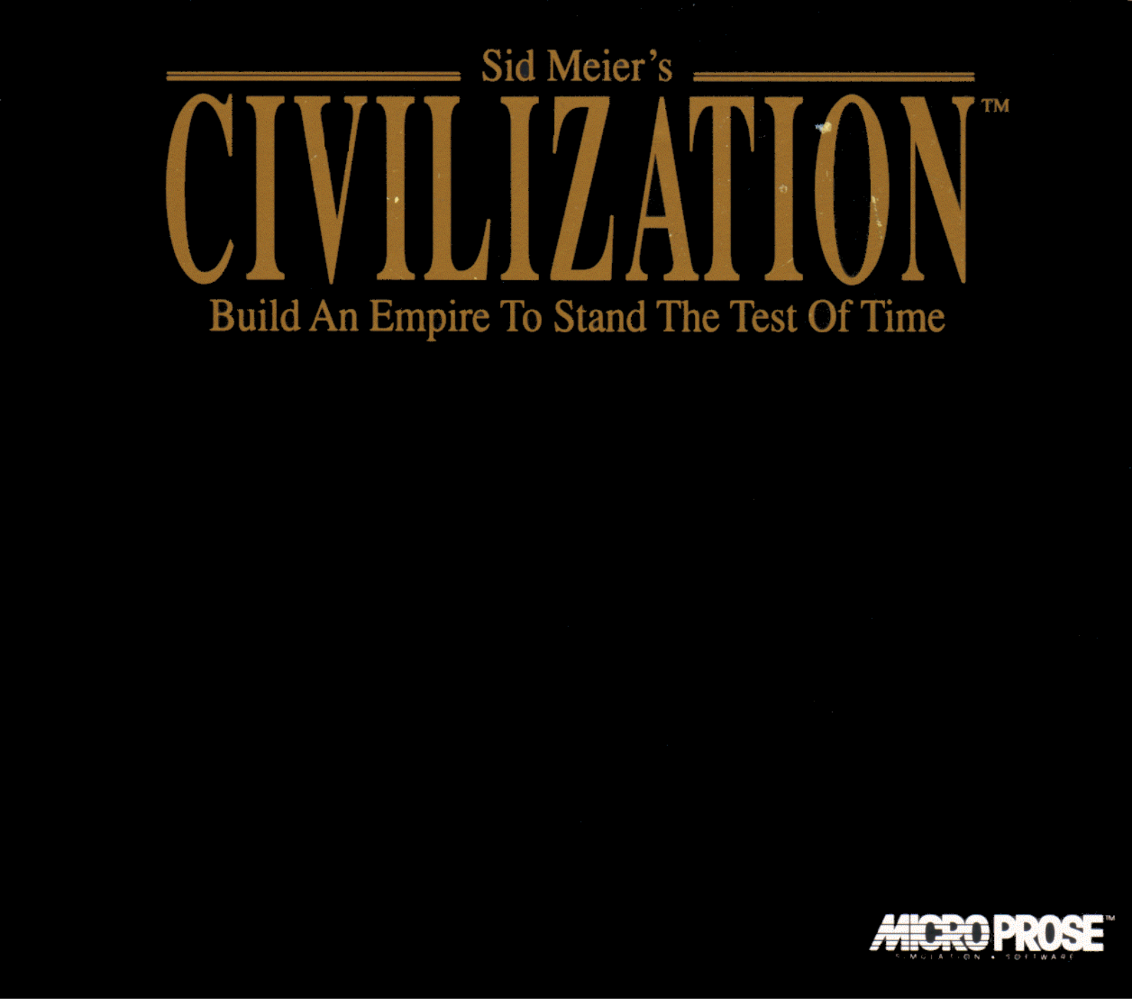 Sid Meier's Civilization User Manual