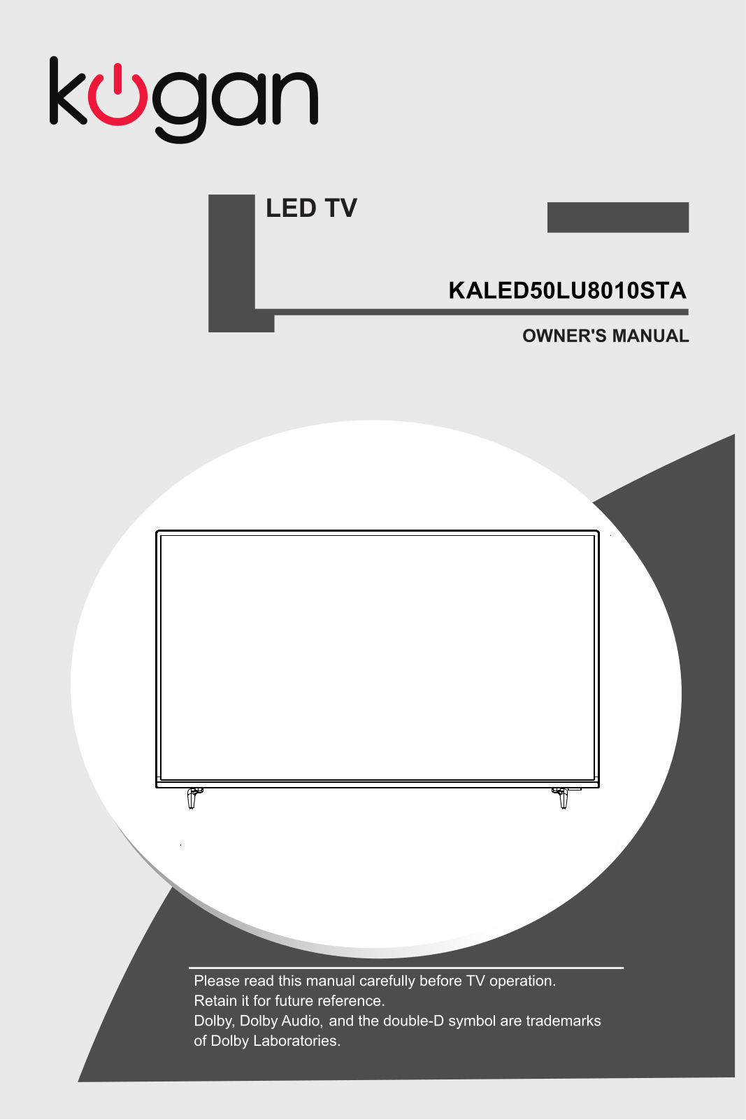 Kogan KALED50LU8010STA User Manual