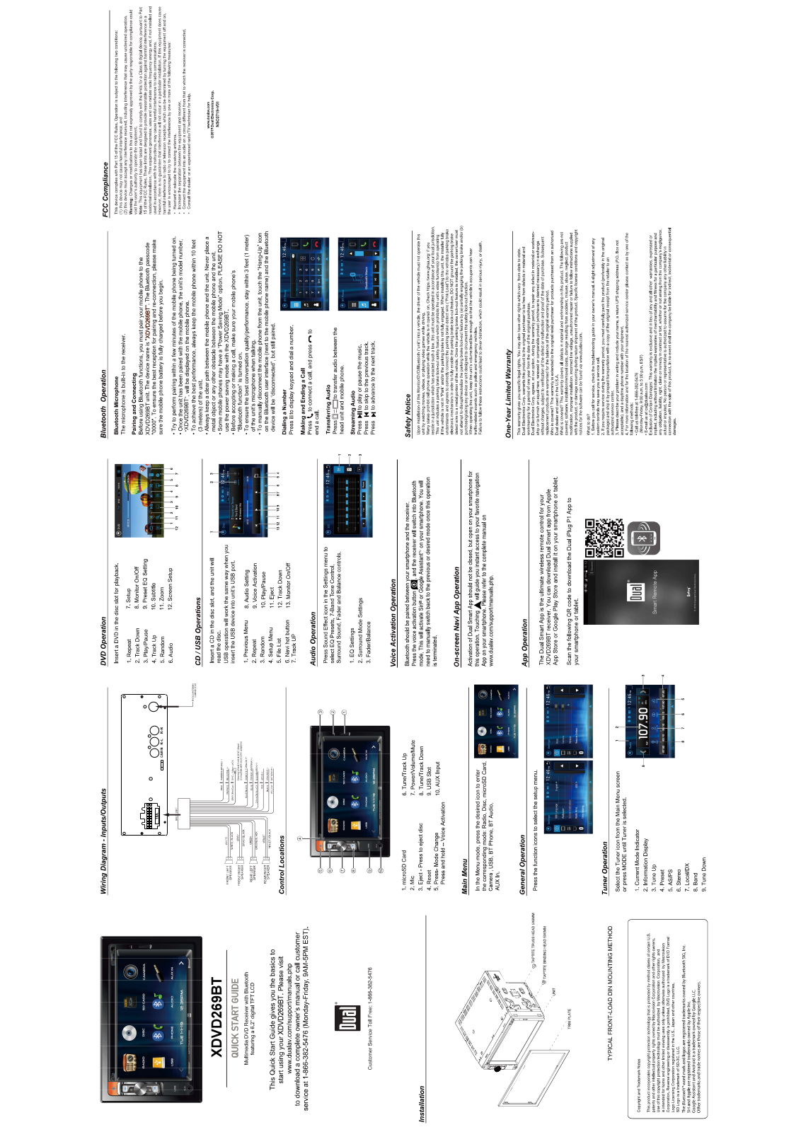 FengShun Peiying Electro Acoustic XDVD269BT User Manual