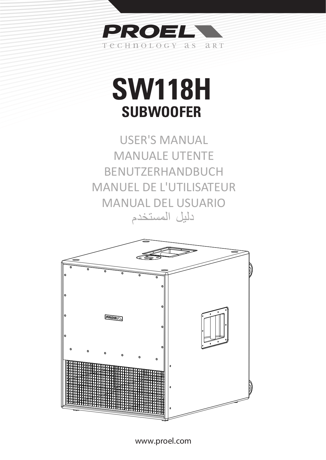 Proel SW118HA User Manual