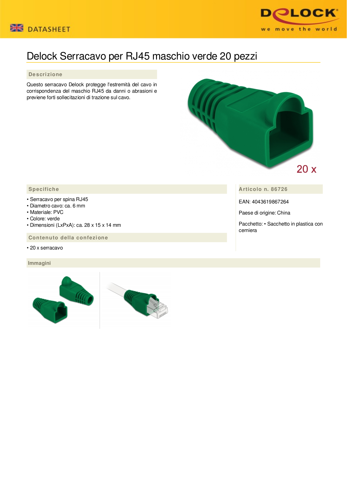DELOCK 86726 Datasheet - ManualMachine.com