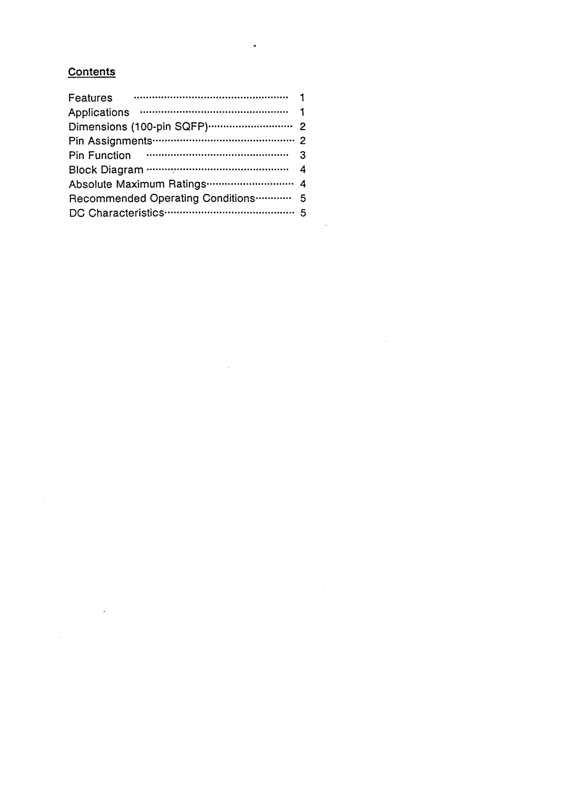 Epson S-14L05AQS Datasheet