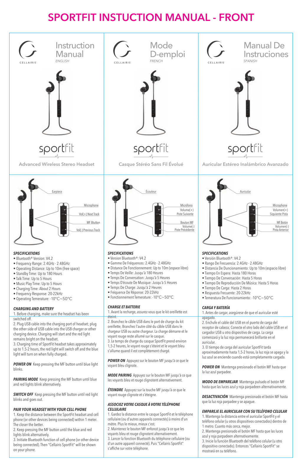 Maxmob Technology BTE06 User Manual