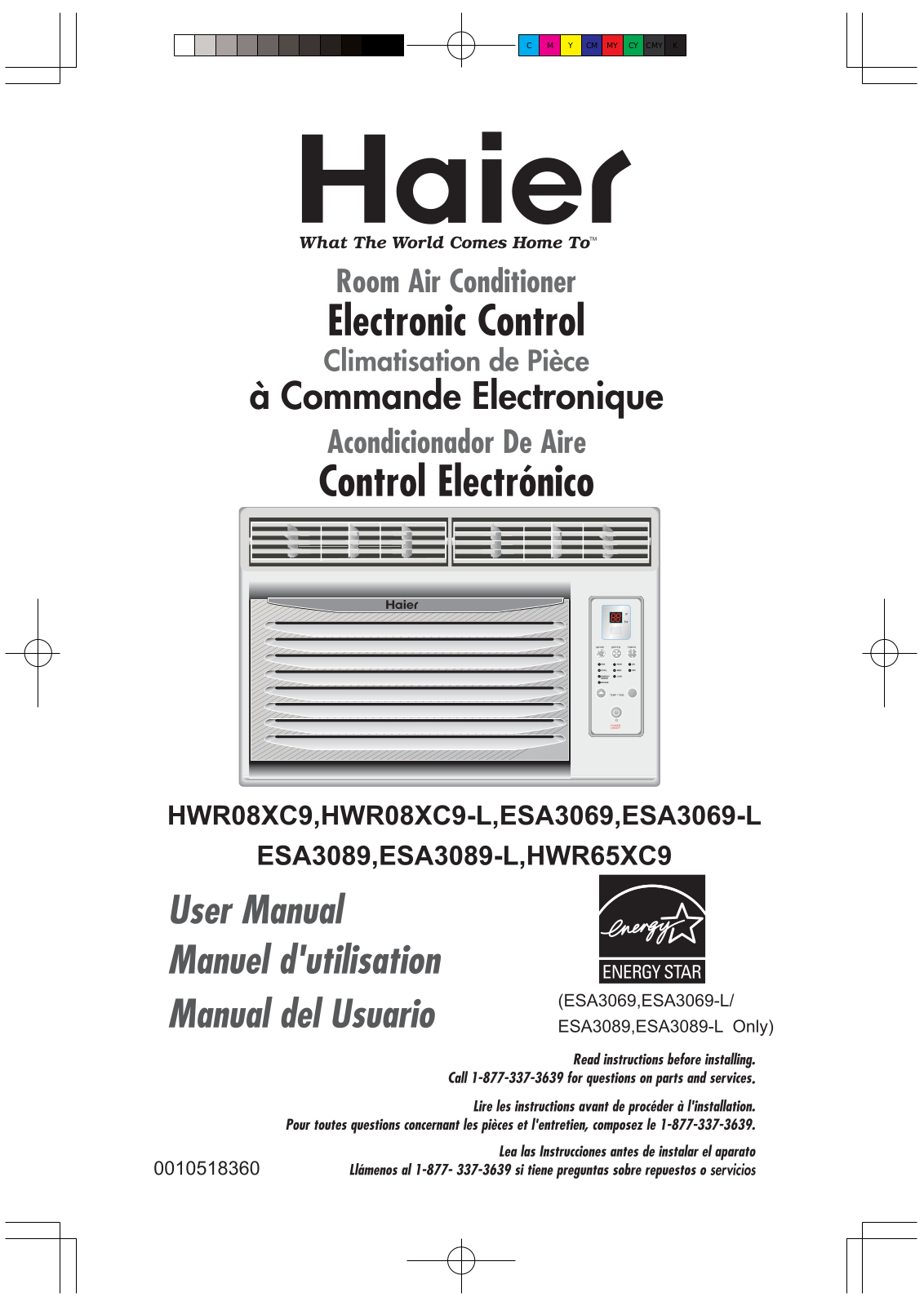 Haier Esa3089, Esa3069-l Owner's Manual