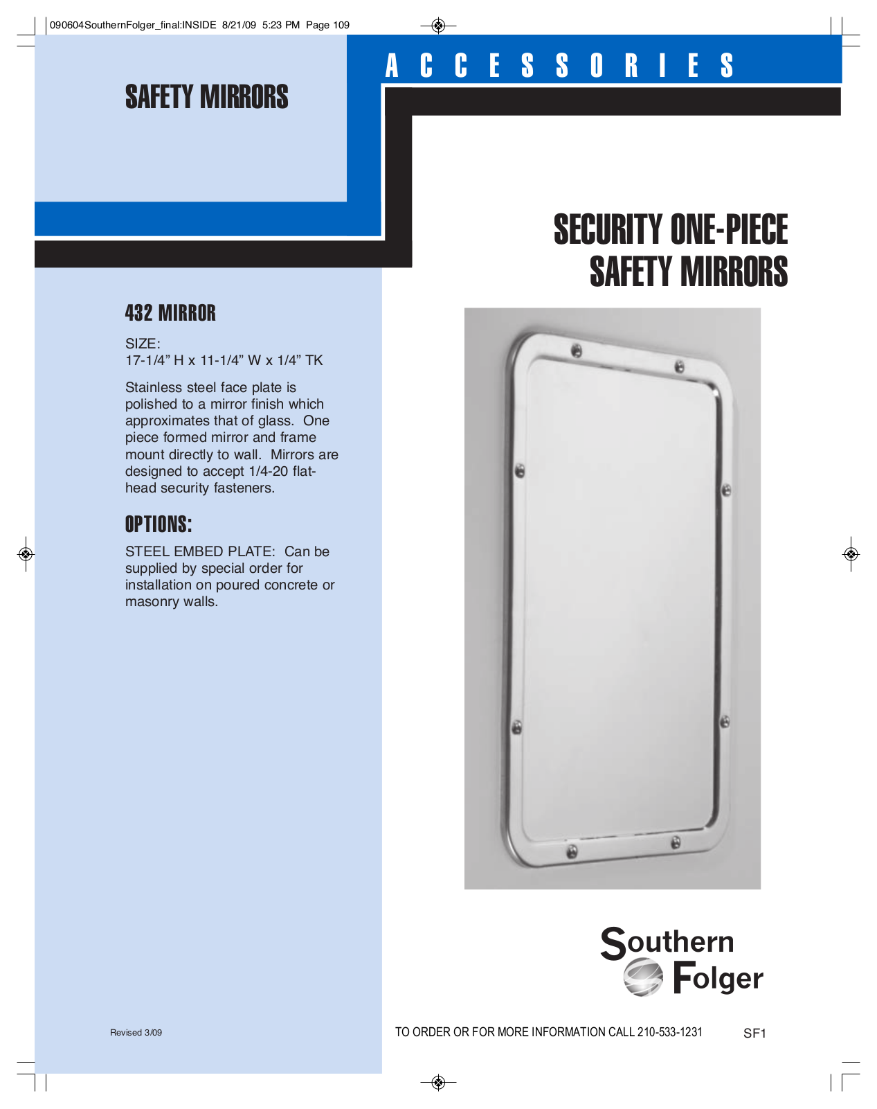 Southern Folger NS400M, 400MC User Manual