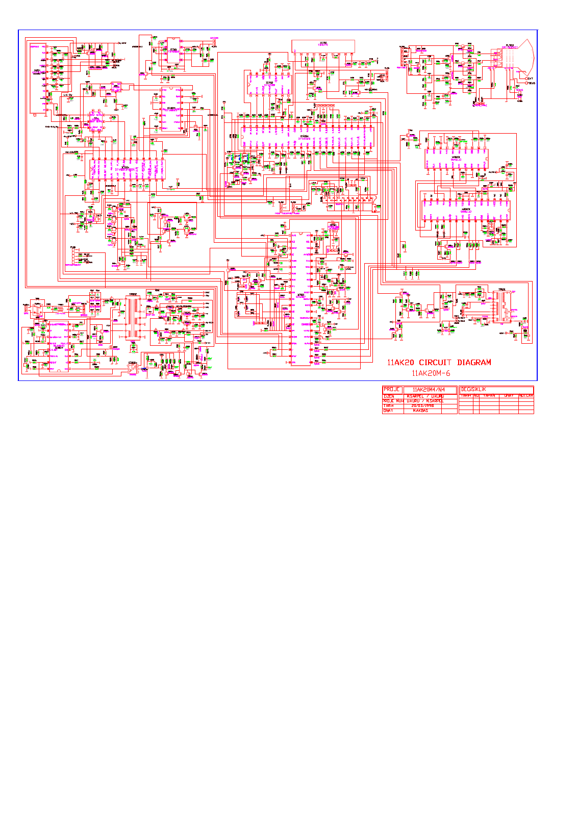 RAINFORD 11AK20-M6 Schematic