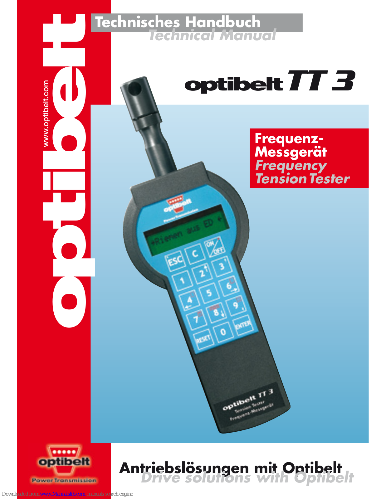 Optibelt TT 3 Technical Manual - ManualMachine.com