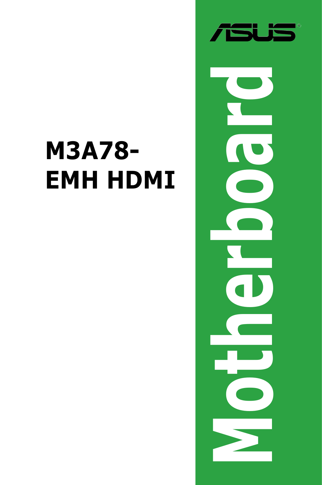 Asus M3A78-EMH HDMI AMD RAIDXPERT User Manual