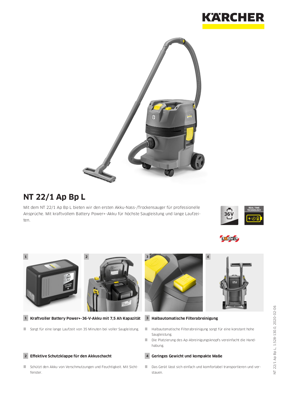 Kärcher NT 22-1 Ap Bp L User Manual