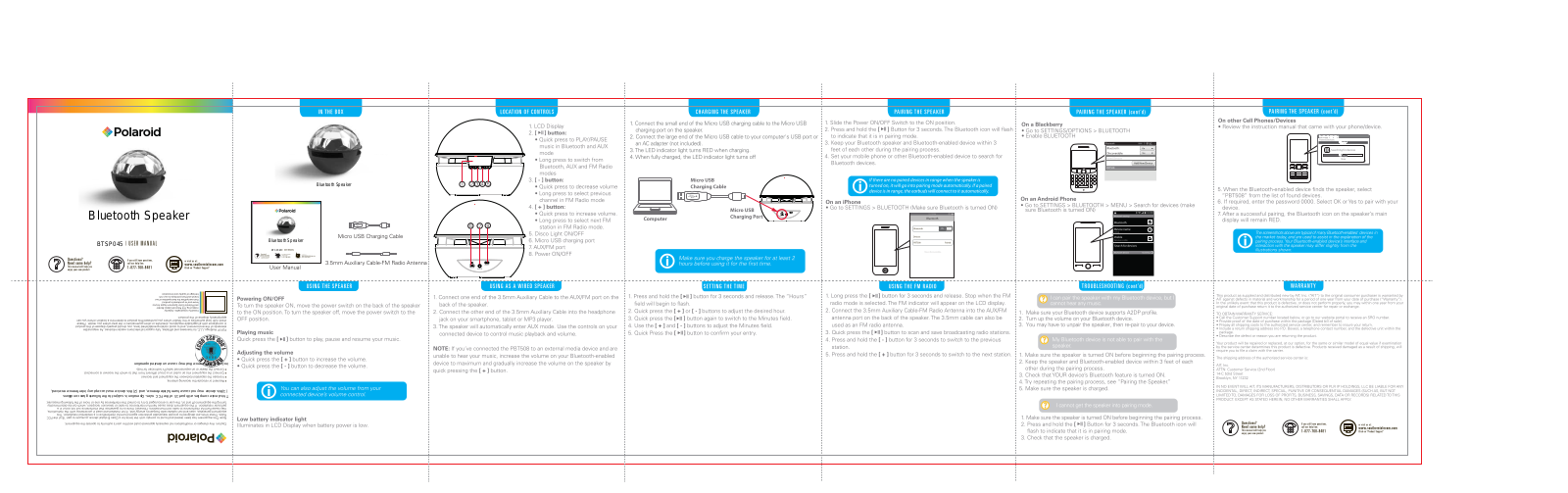 ATI Electronics BTSP045 User Manual