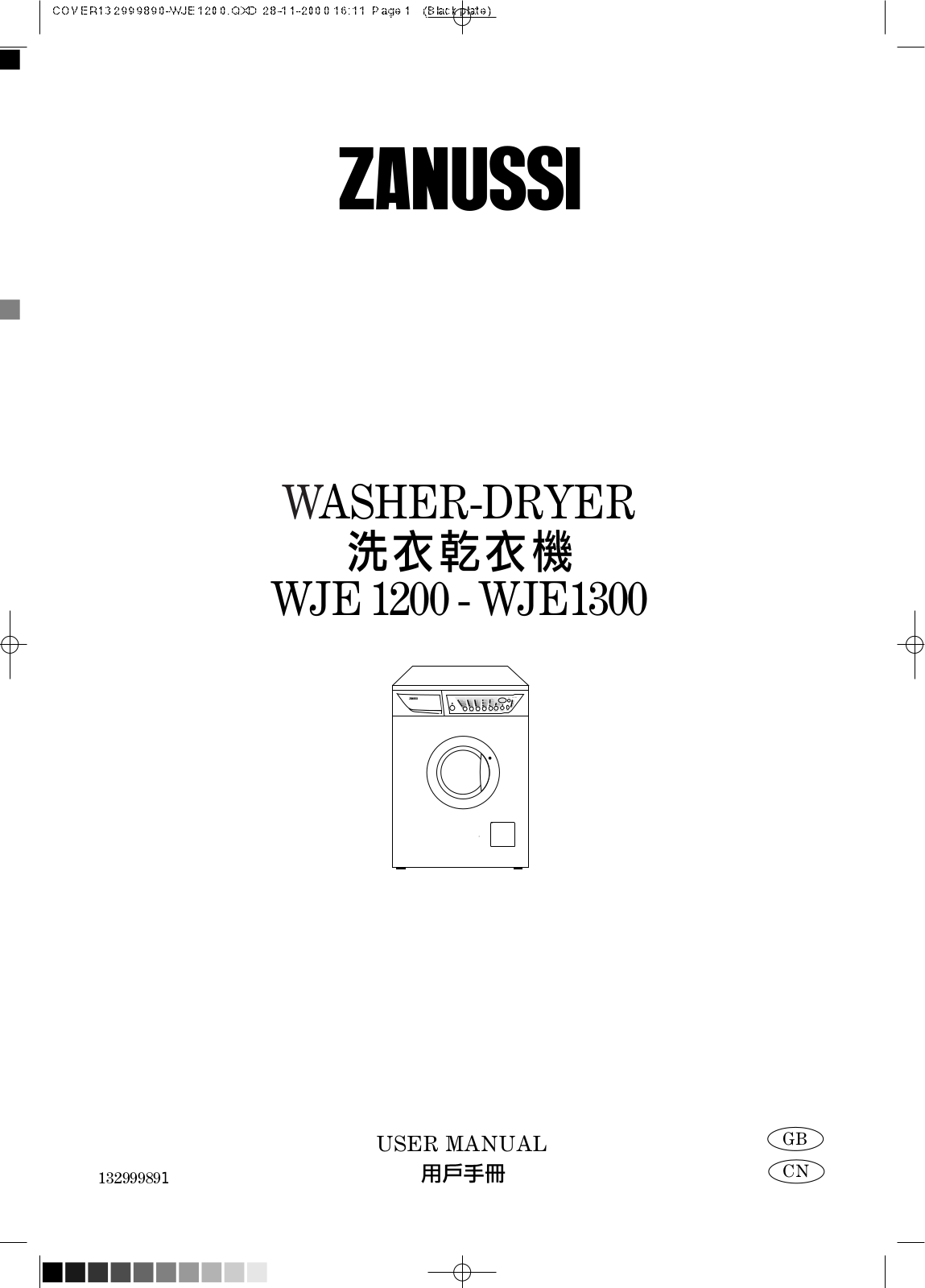 Zanussi WJE1300, WJE1200 User Manual