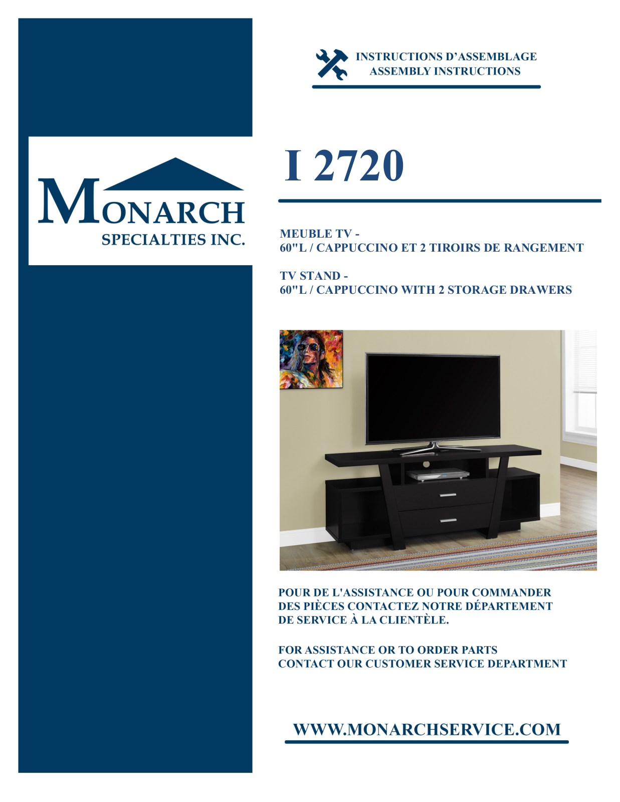 Monarch I2720 Assembly Guide