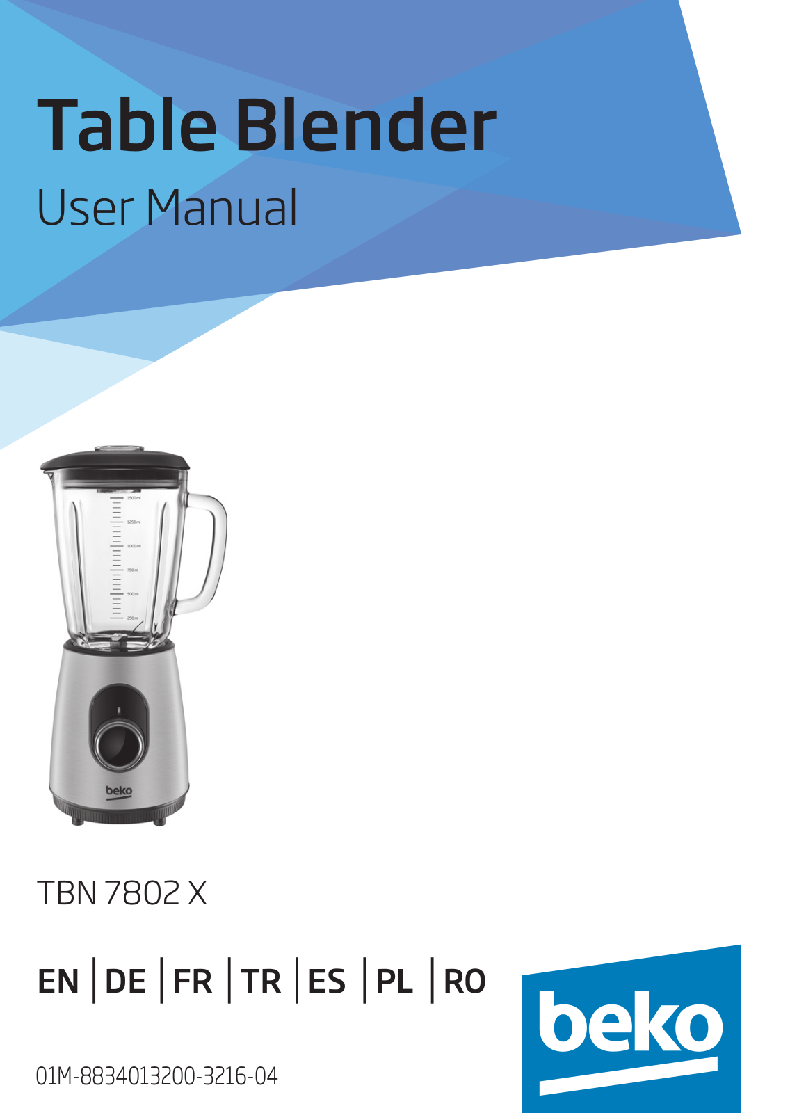 Beko TBN 7802 X User manual