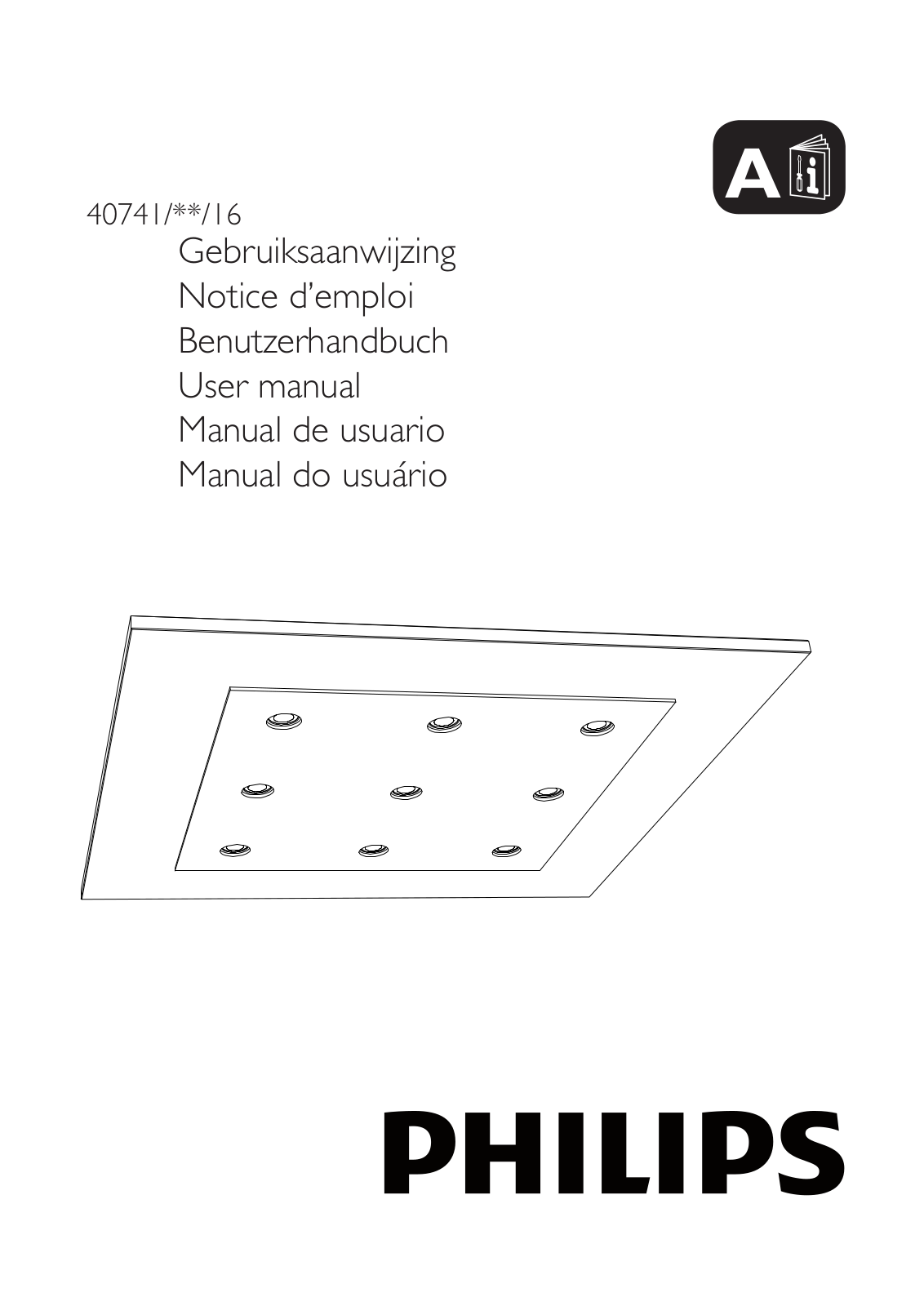 Philips 407411716, 407411116 User Manual