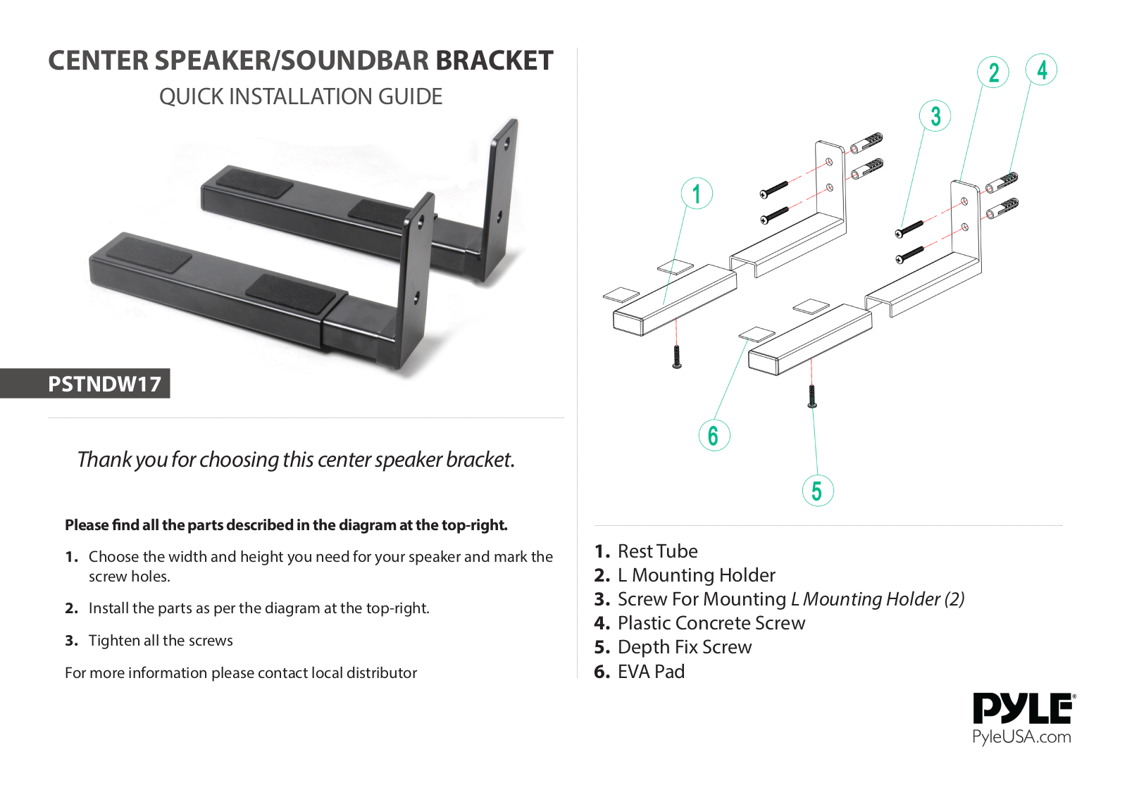 Pyle PSTNDW17 User guide - ManualMachine.com