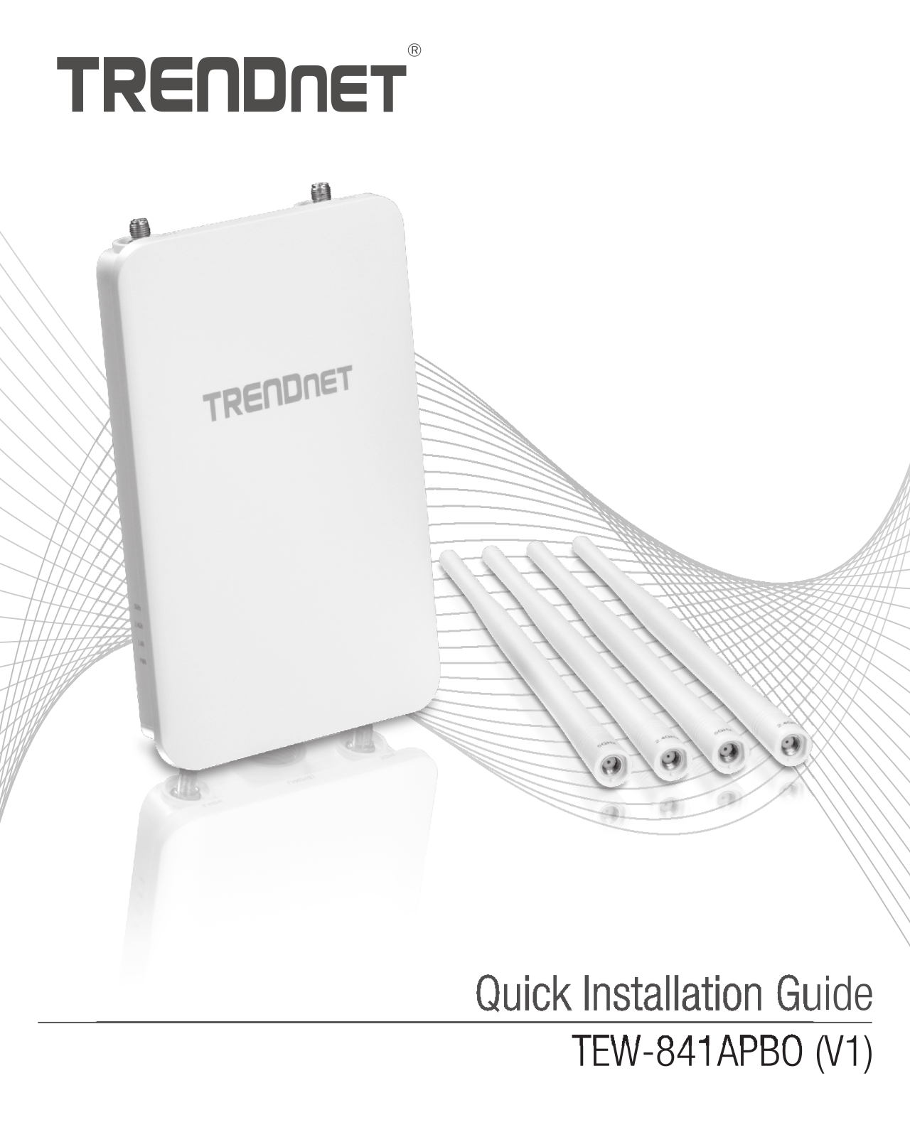 Trendnet TEW-841APBO Quick Installation Guide