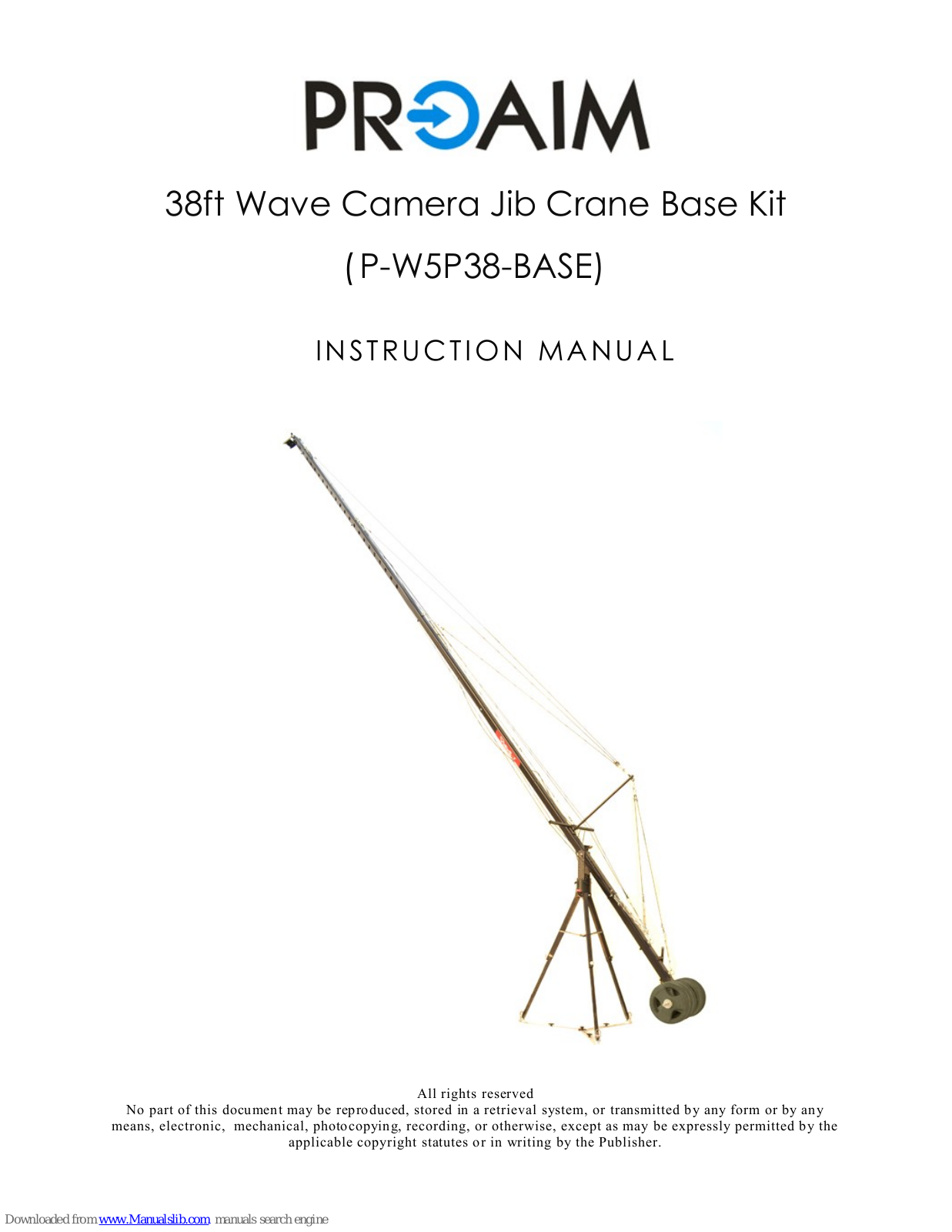 PROAIM P-W5P38-BASE Instruction Manual