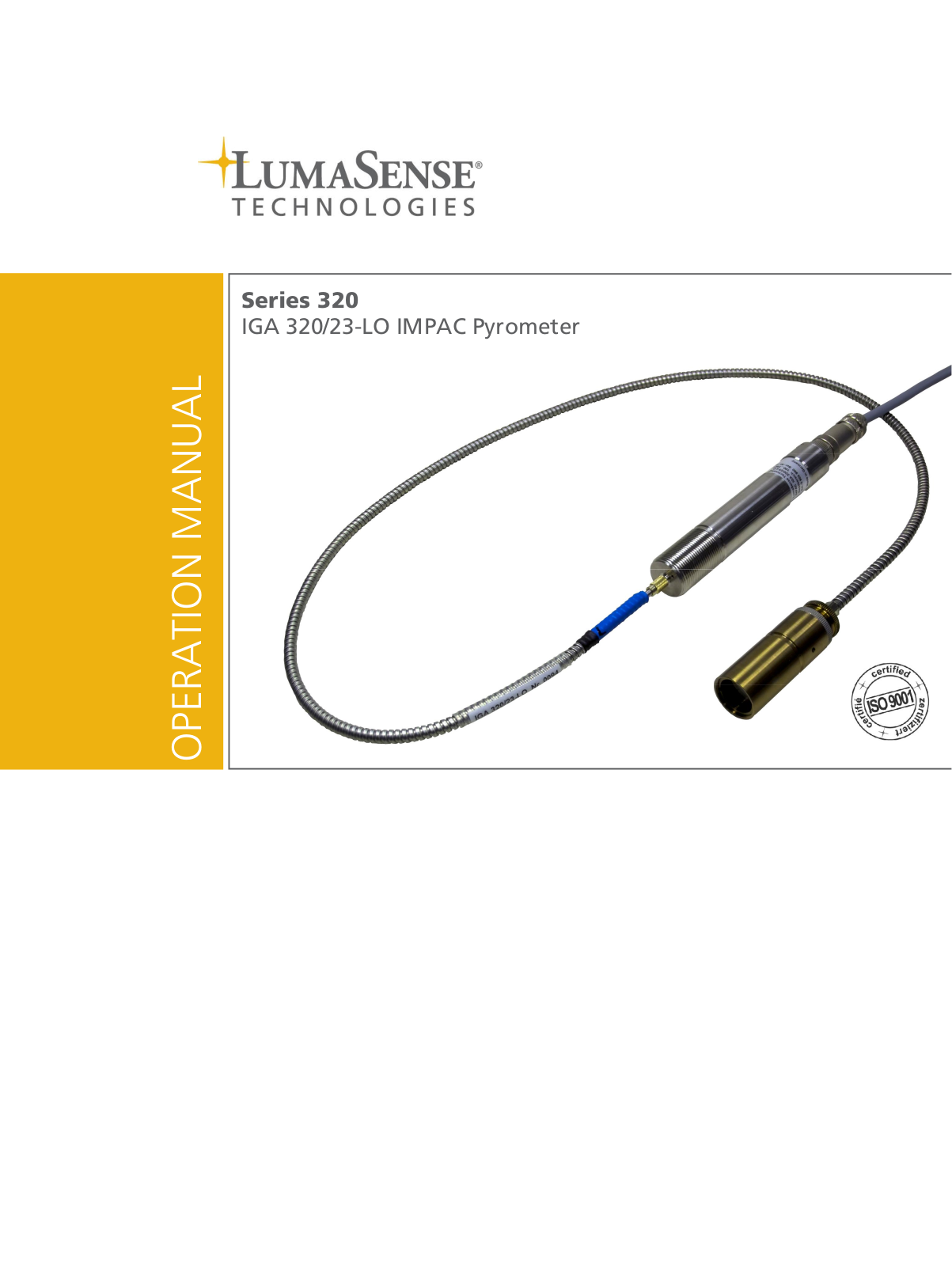 LumaSense Technologies IGA 320-23-LO User Manual