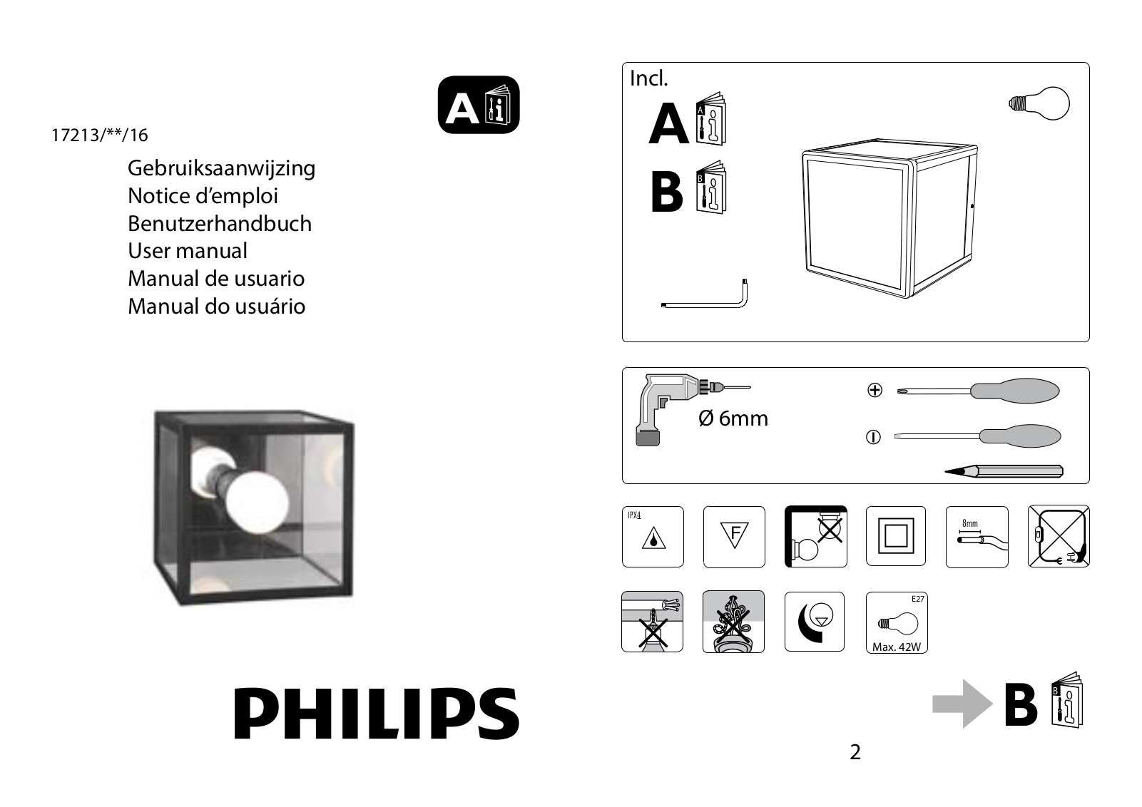 Philips 17213-30-16 User Manual