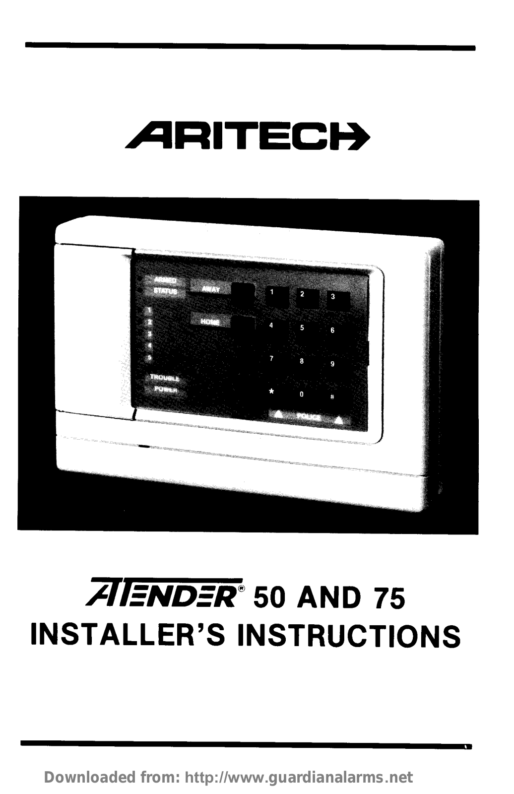 Aritech Attender 50 Installation Manual