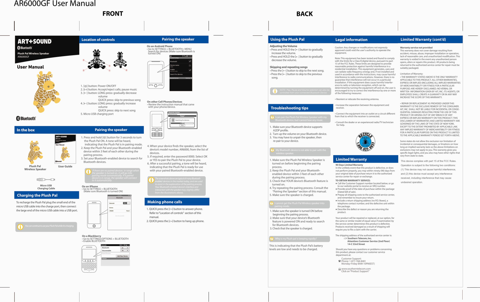 Linpa Technology LBS40 User Manual