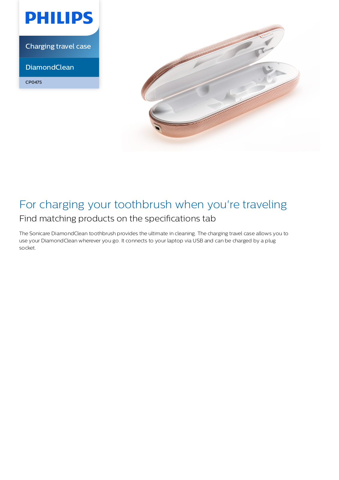 Philips CP0475/01 leaflet - ManualMachine.com