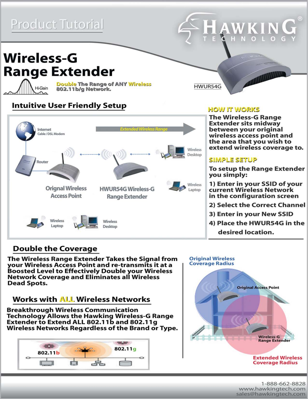 Hawking HWUR54G BROCHURE