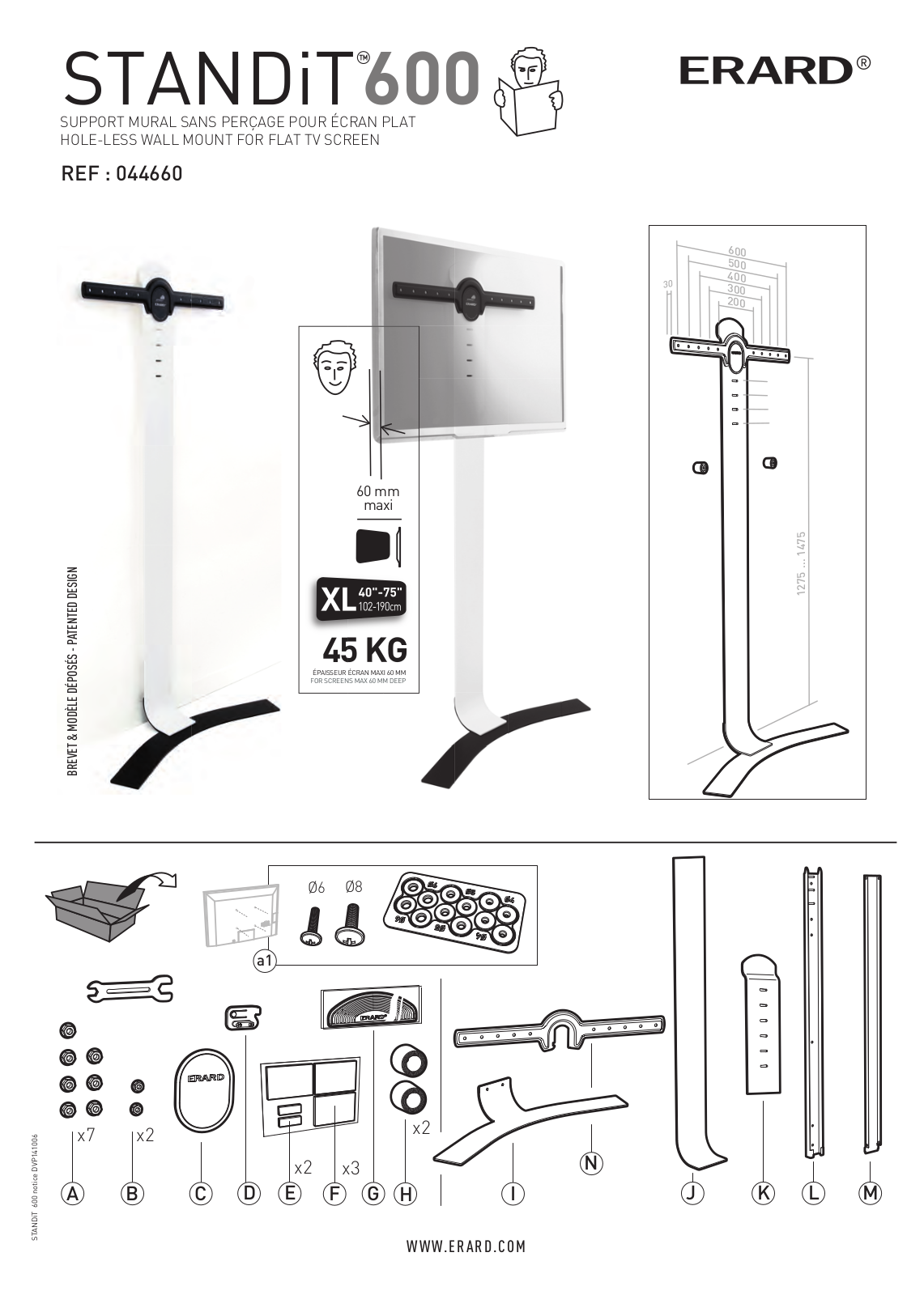 Erard StandiT 600 User Manual