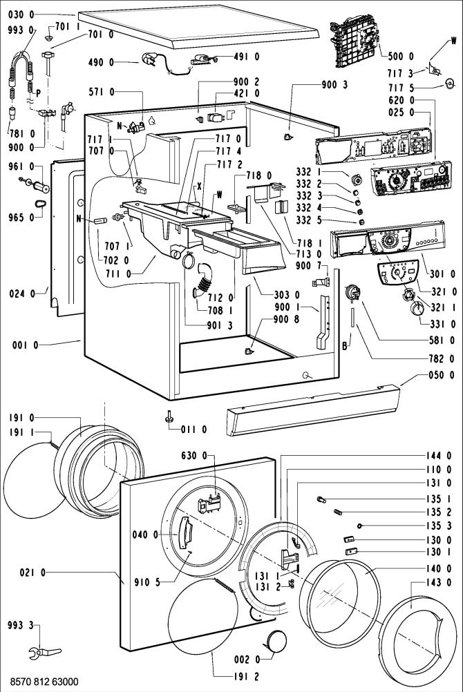 Whirlpool AWM8125 User Manual