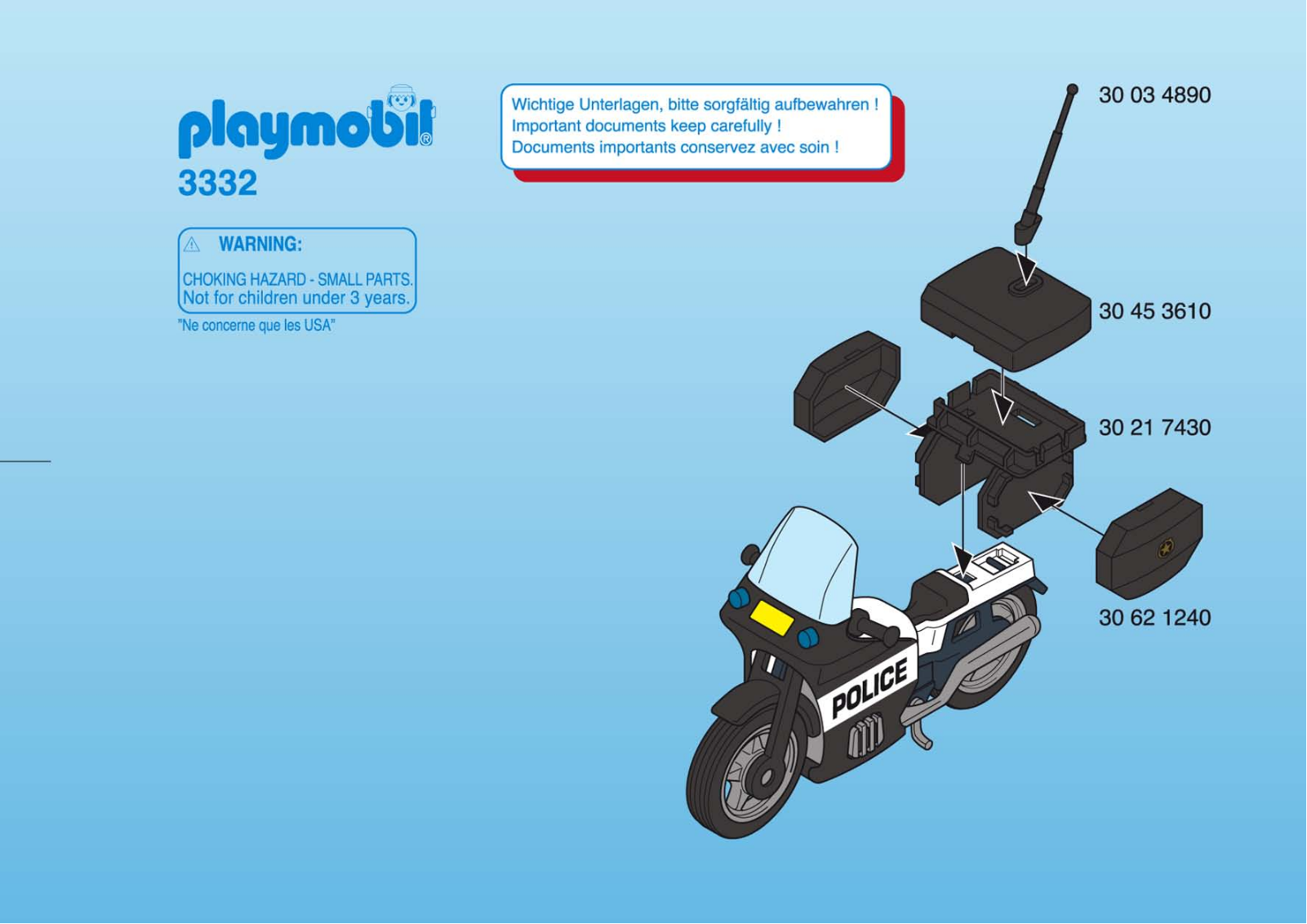 Playmobil 3332 Instructions