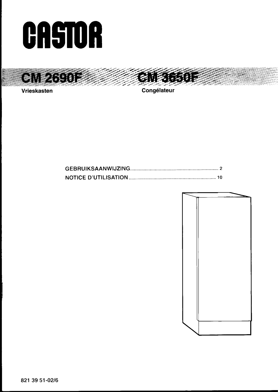 CASTOR CM2690F, CM3650F User Manual