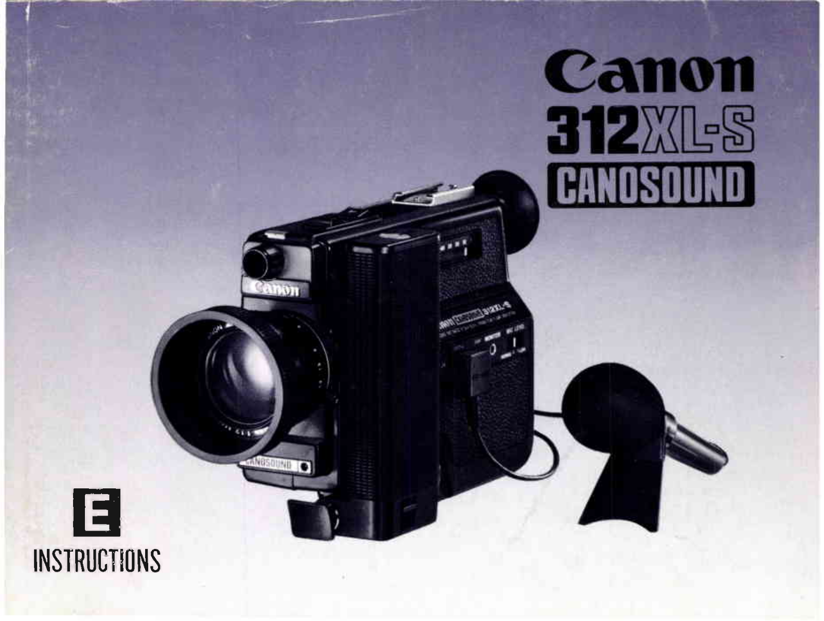 Canon 312 XL-S User Manual