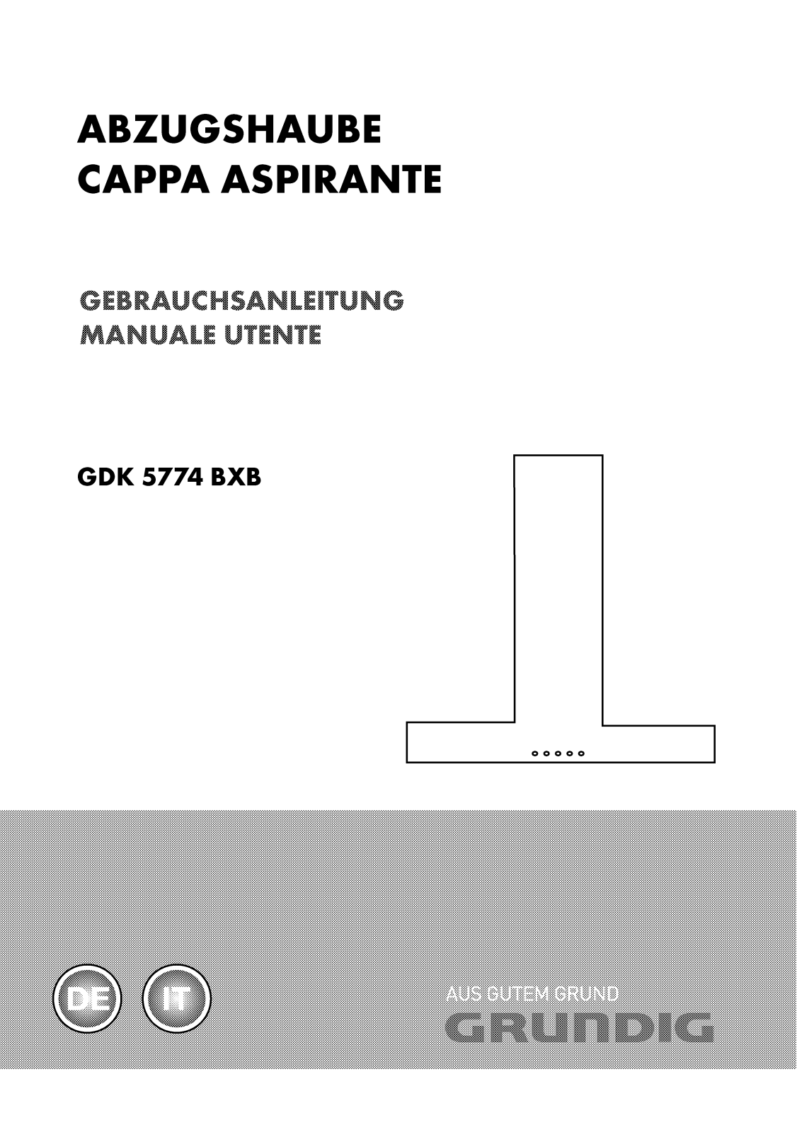 Grundig GDK 5774 BXB User Manual