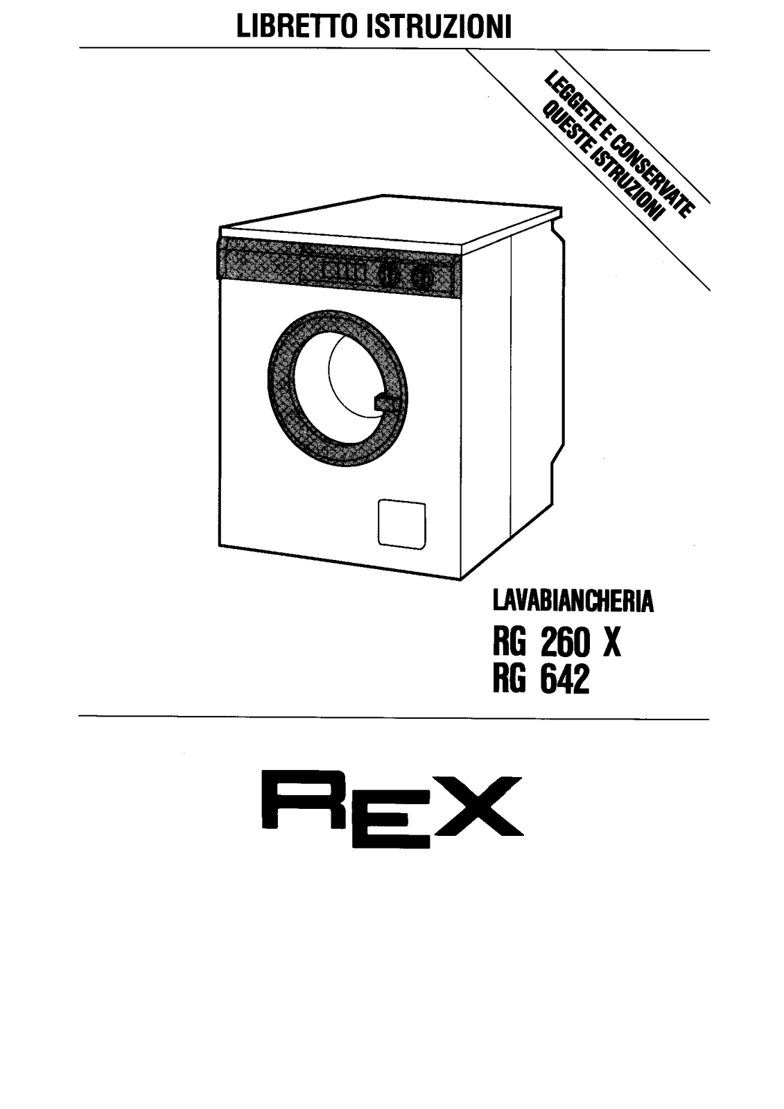 Rex RG642 User Manual