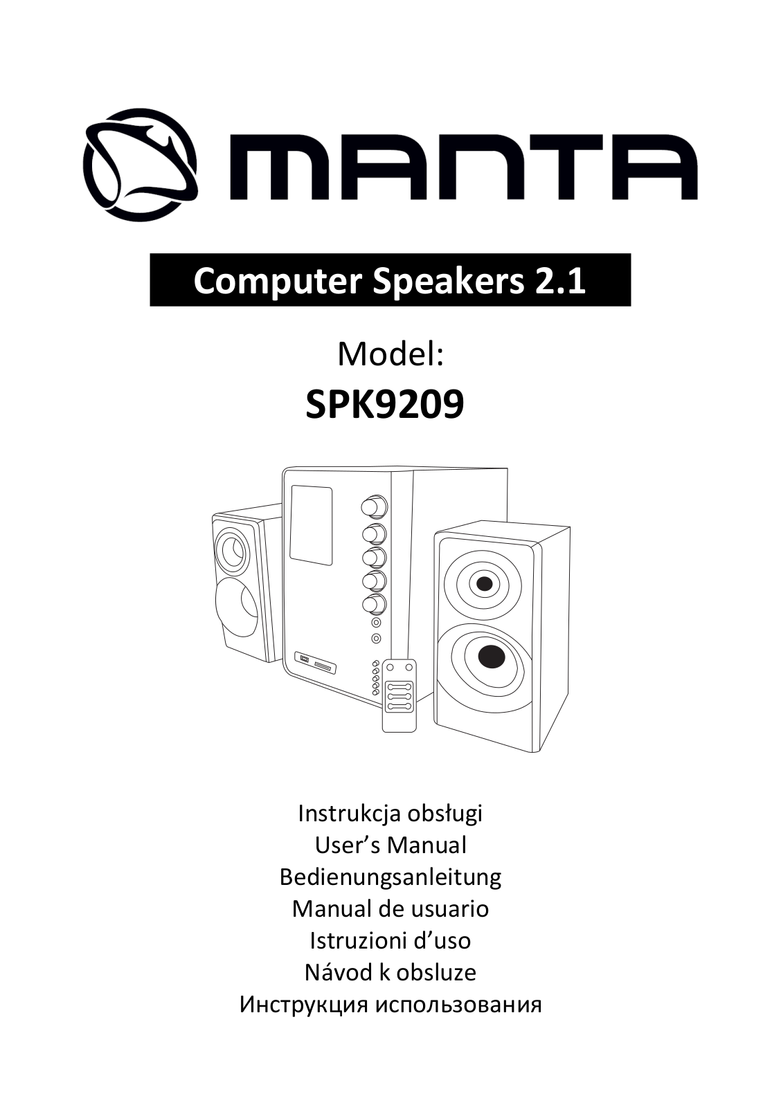 Manta SPK9209 User Manual